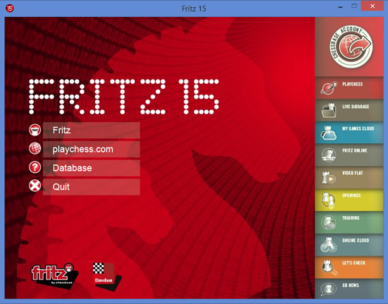 FritzChess 15 screenshot 1