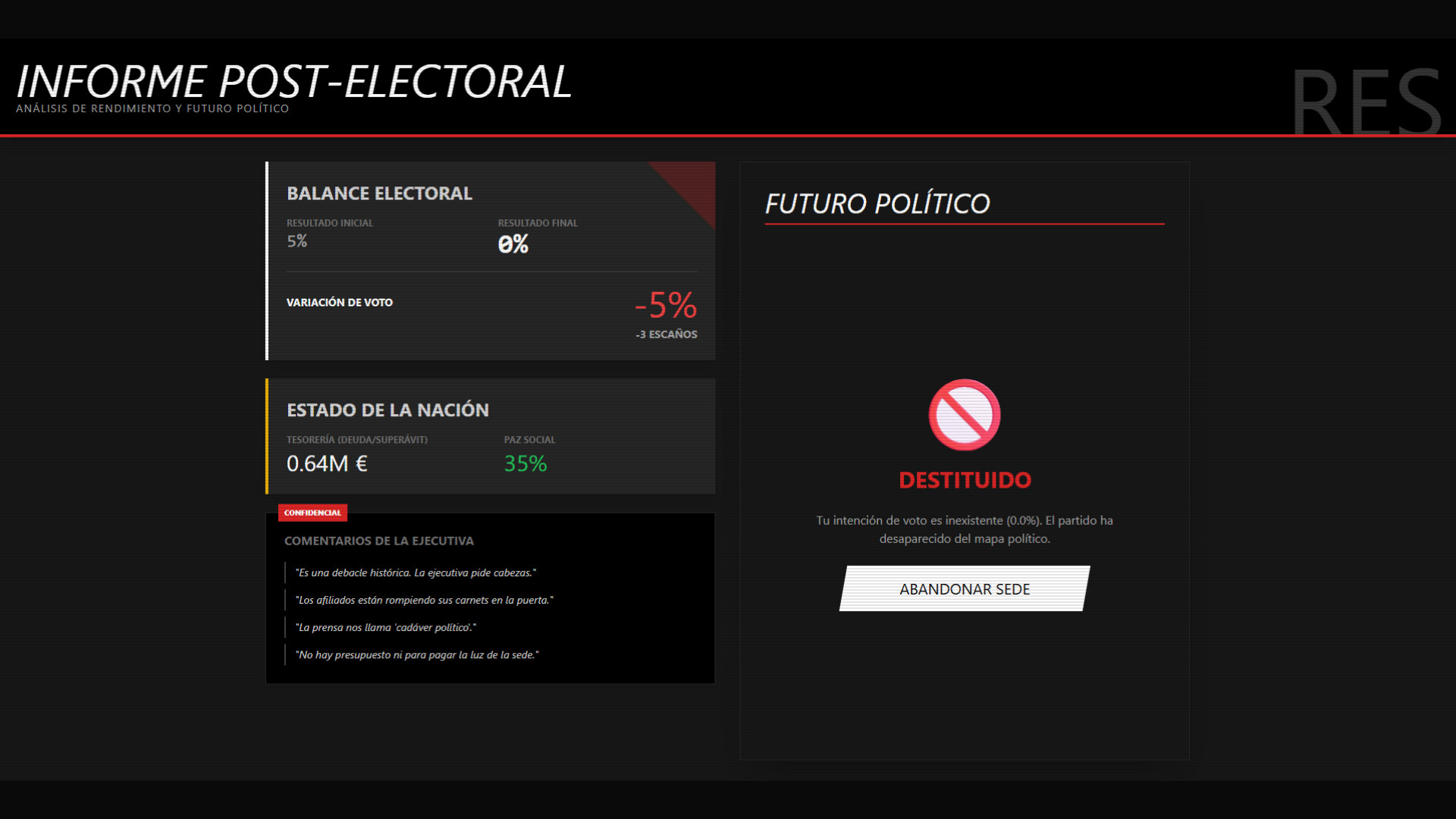 SIM Election screenshot 11