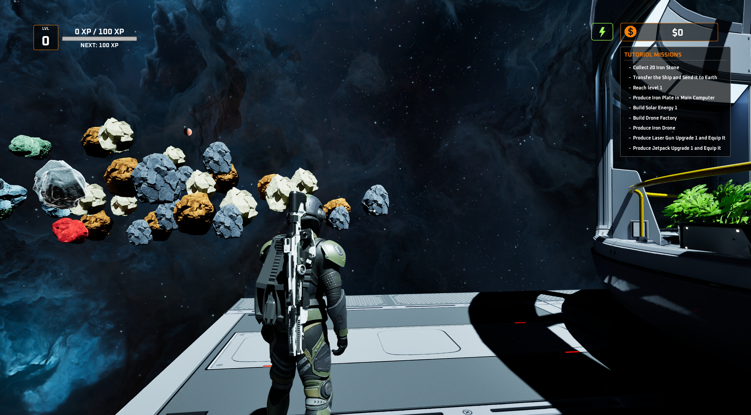Infinite Space: Mining screenshot 1