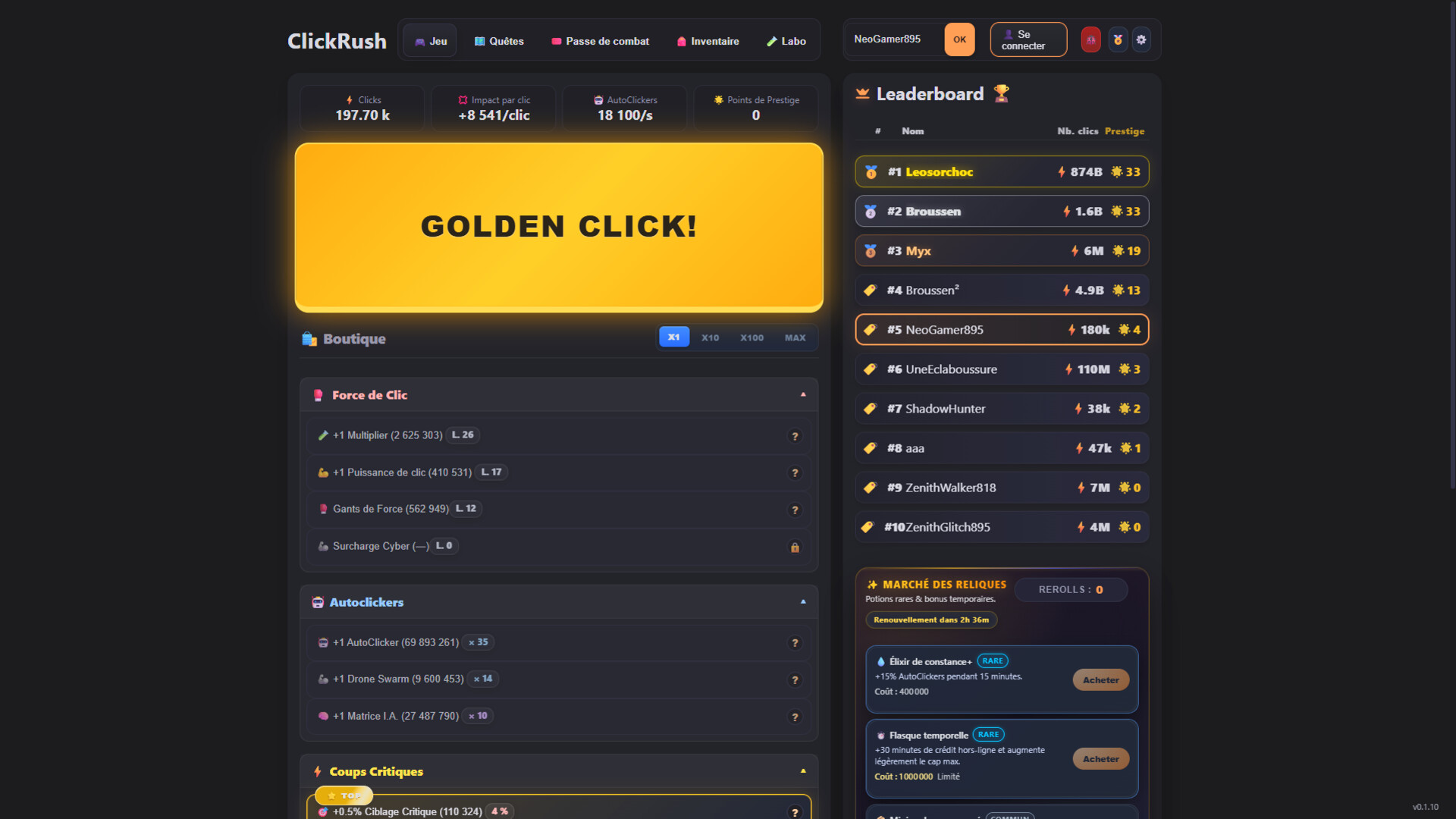 ClickRush screenshot 5