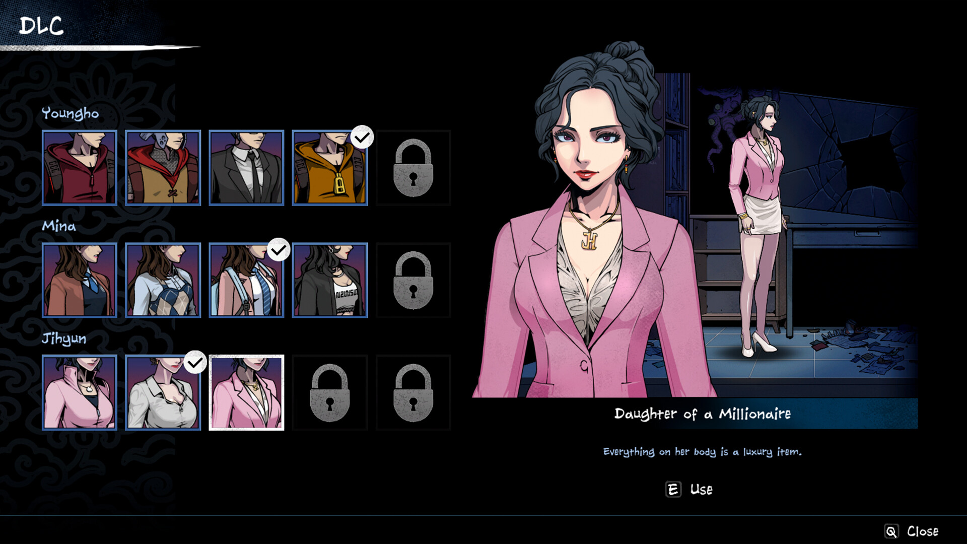 The Coma 3: Bloodlines - Daughter of a Millionaire Skin screenshot 3