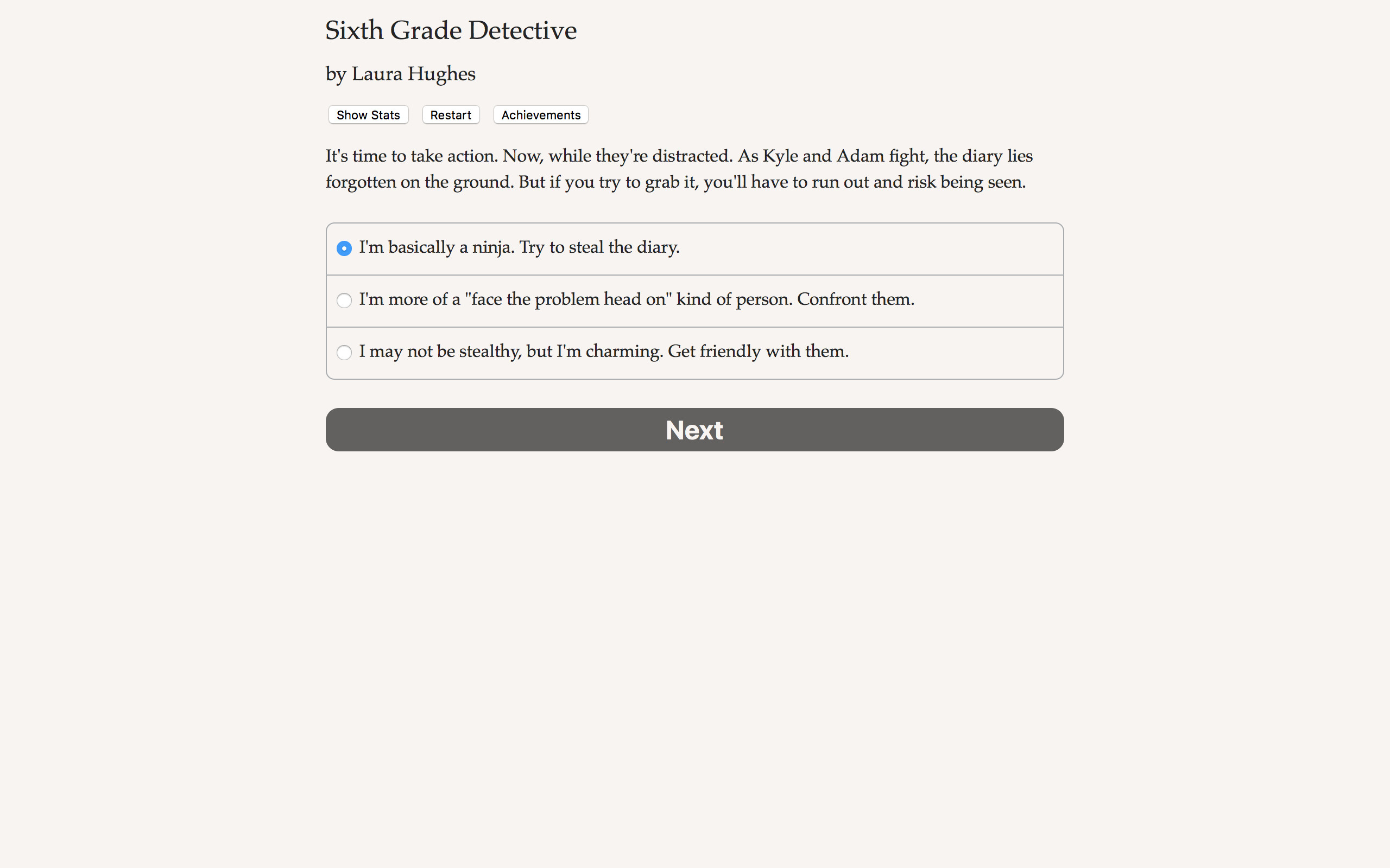 Sixth Grade Detective screenshot 3