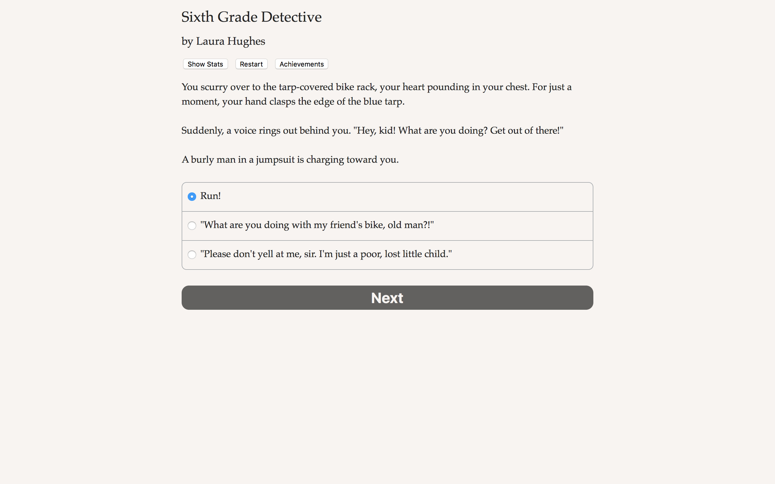 Sixth Grade Detective screenshot 1