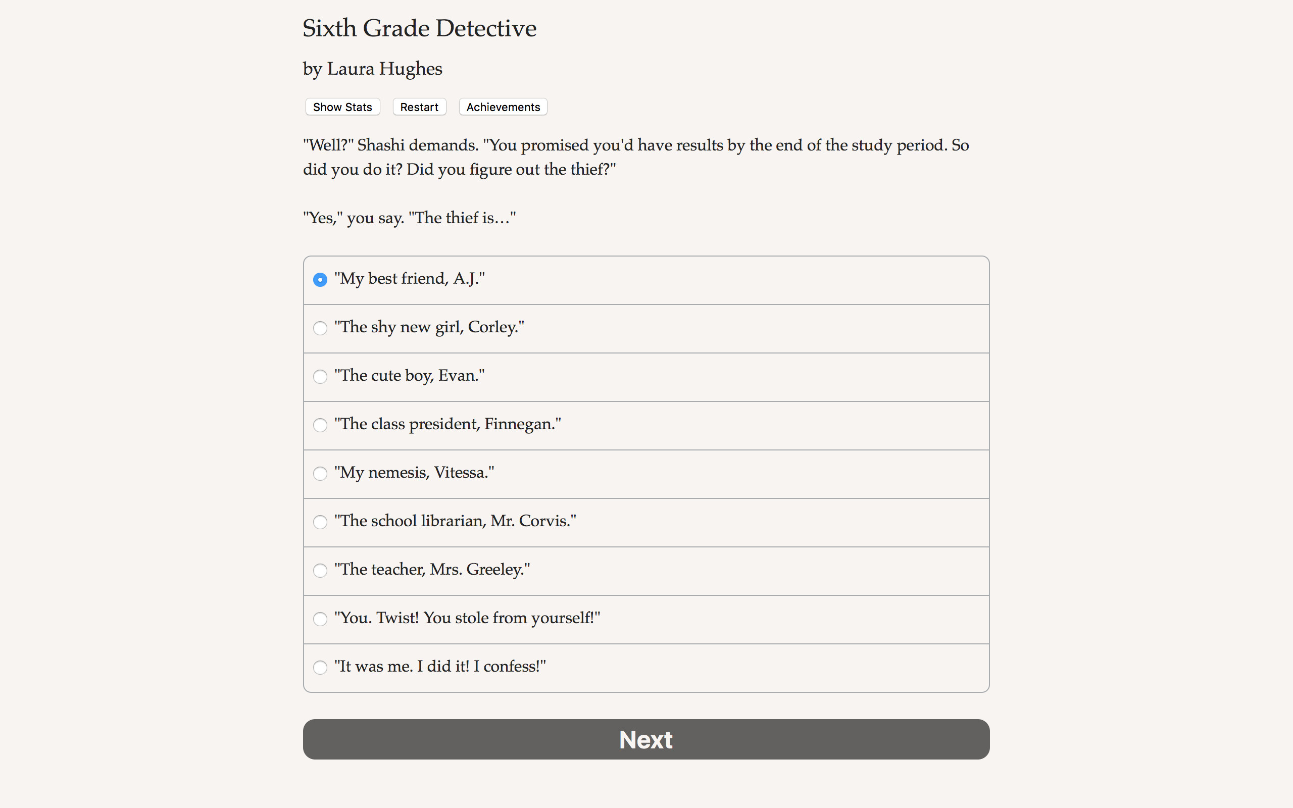 Sixth Grade Detective screenshot 5