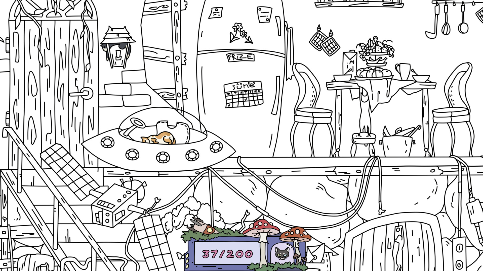 FIND KITTENS 9: Aliens - Extra Level screenshot 1