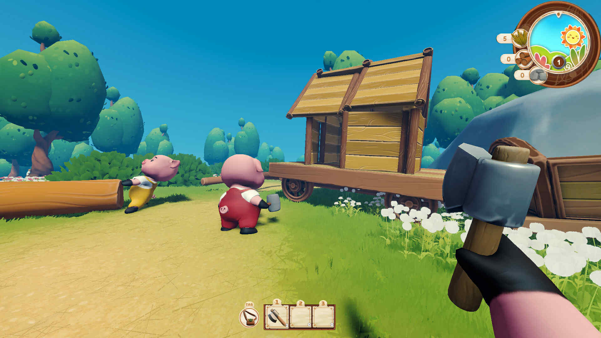 Pigs and Wolf screenshot 1