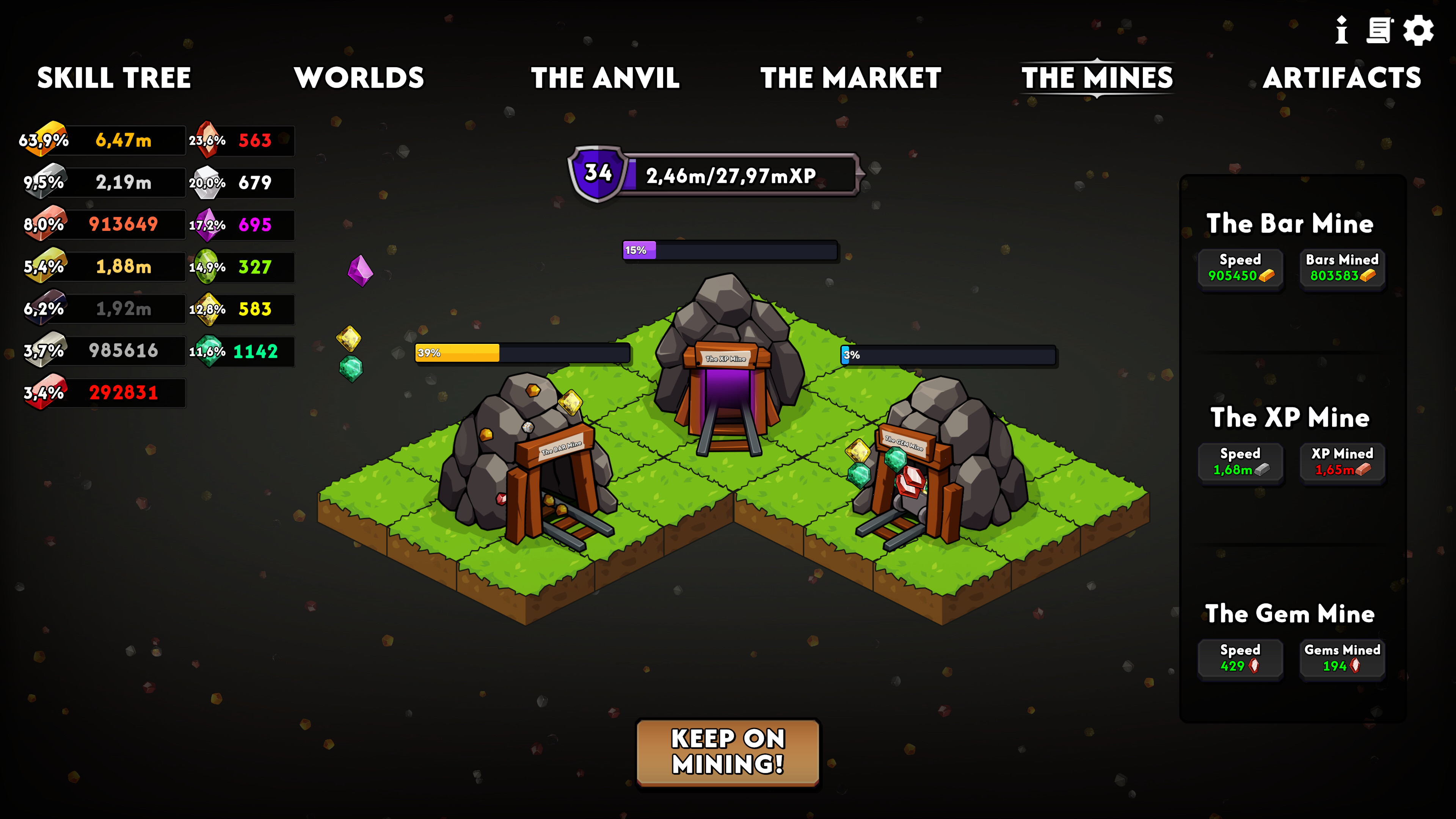 Keep on Mining! - Worlds screenshot 12