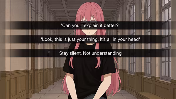 Dialogue choice with intention