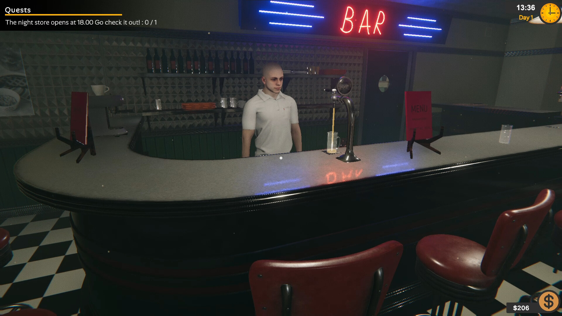 Haunted Bar Simulator 🍻 screenshot 2