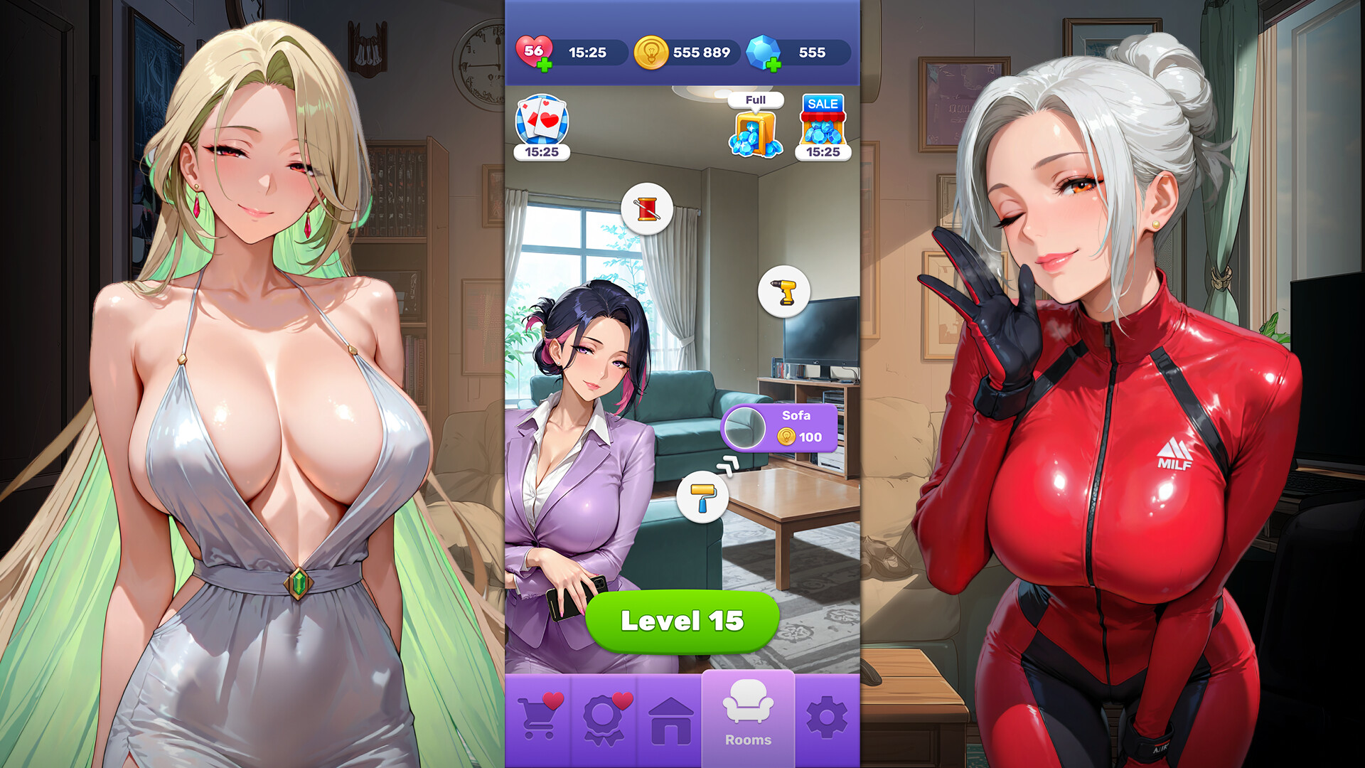 Milf Solitaire: Lust Collector screenshot 2