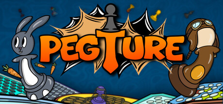 PEGTURE: Peg Solitaire Roguelike — Steam header