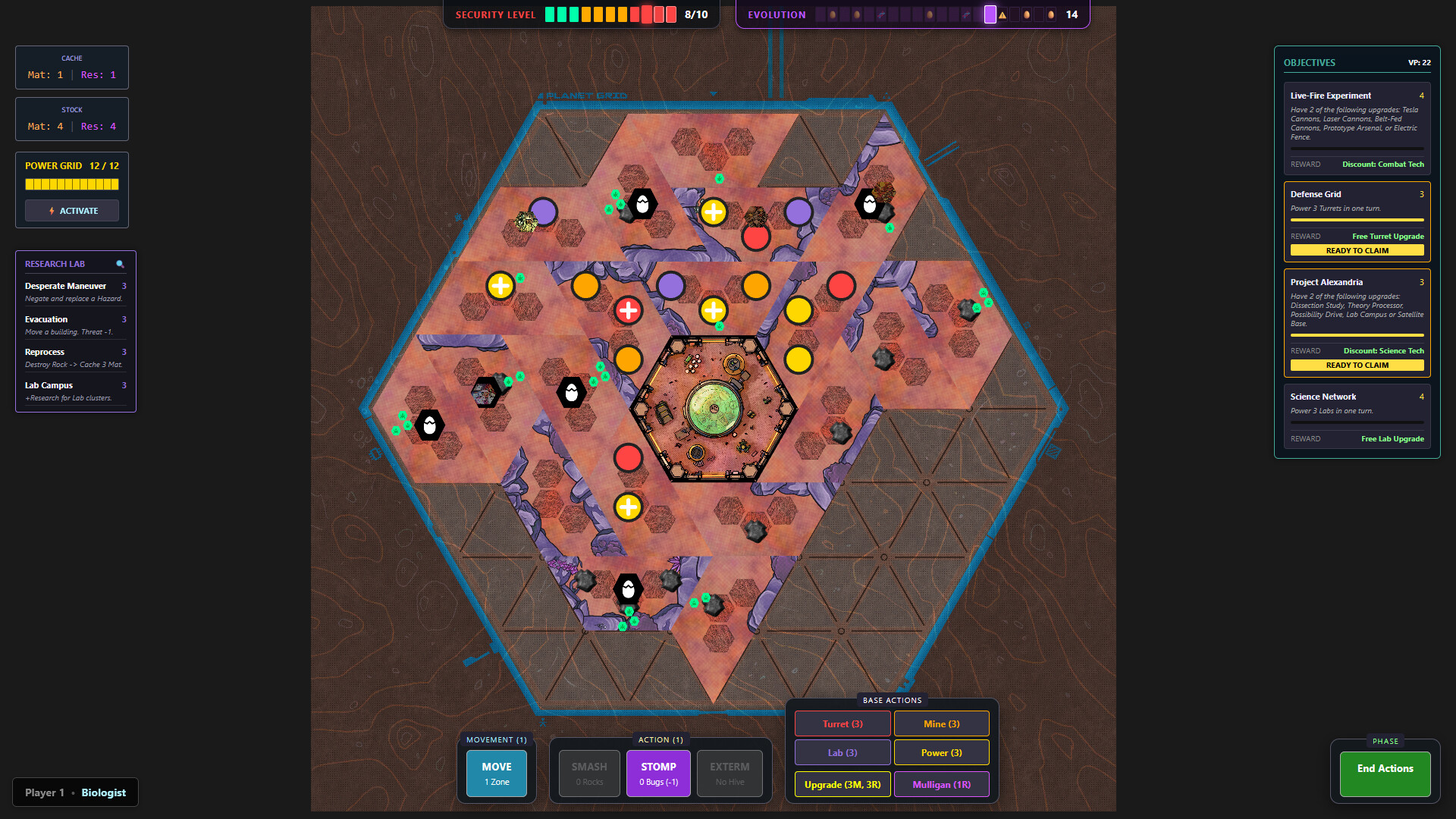 HexSwarm: Hostile Worlds screenshot 1