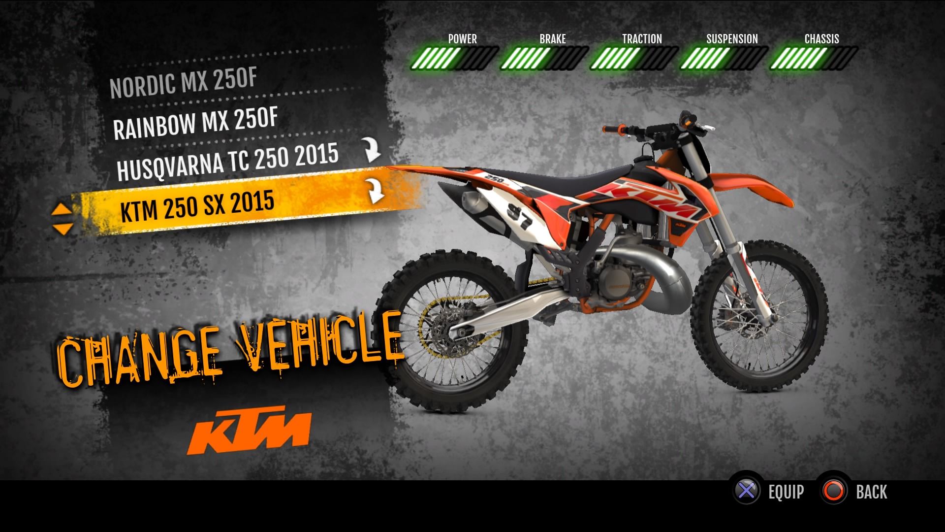 MX vs. ATV Supercross Encore - 2015 KTM 250 SX MX screenshot 2