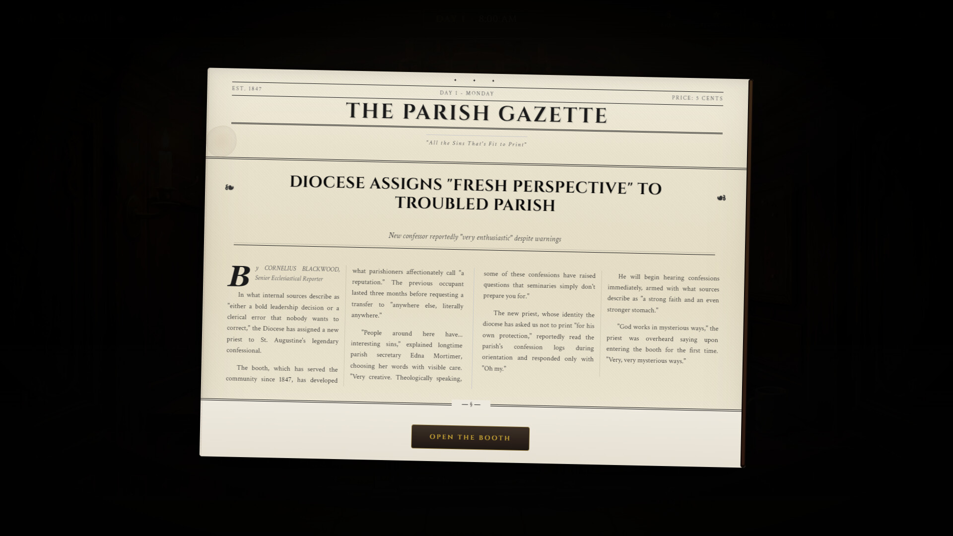 Confessional Simulator screenshot 3