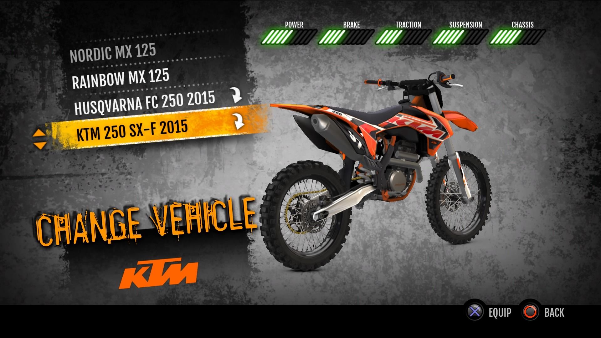 MX vs. ATV Supercross Encore - 2015 KTM 250 SX-F MX screenshot 2