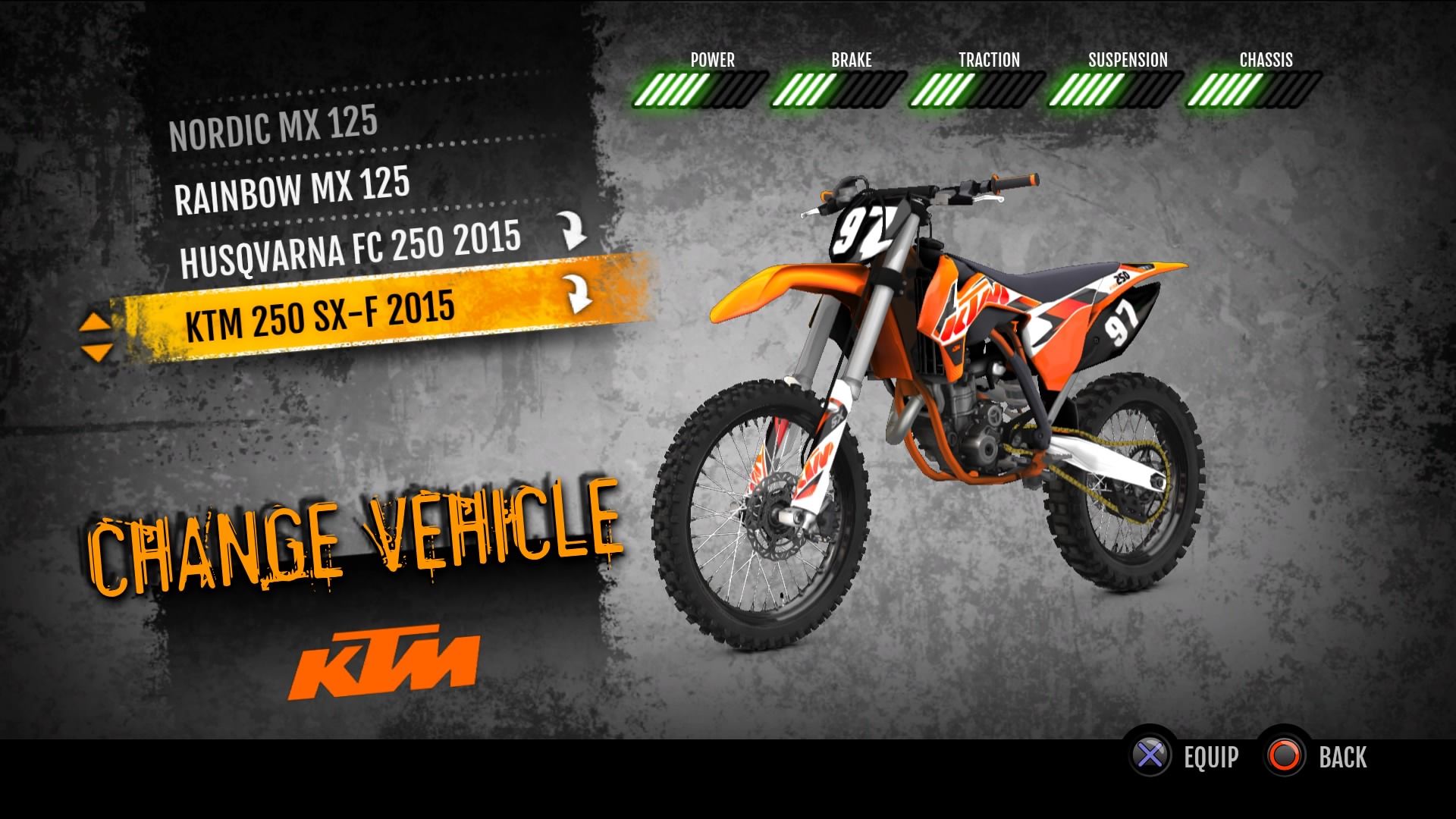 MX vs. ATV Supercross Encore - 2015 KTM 250 SX-F MX screenshot 1