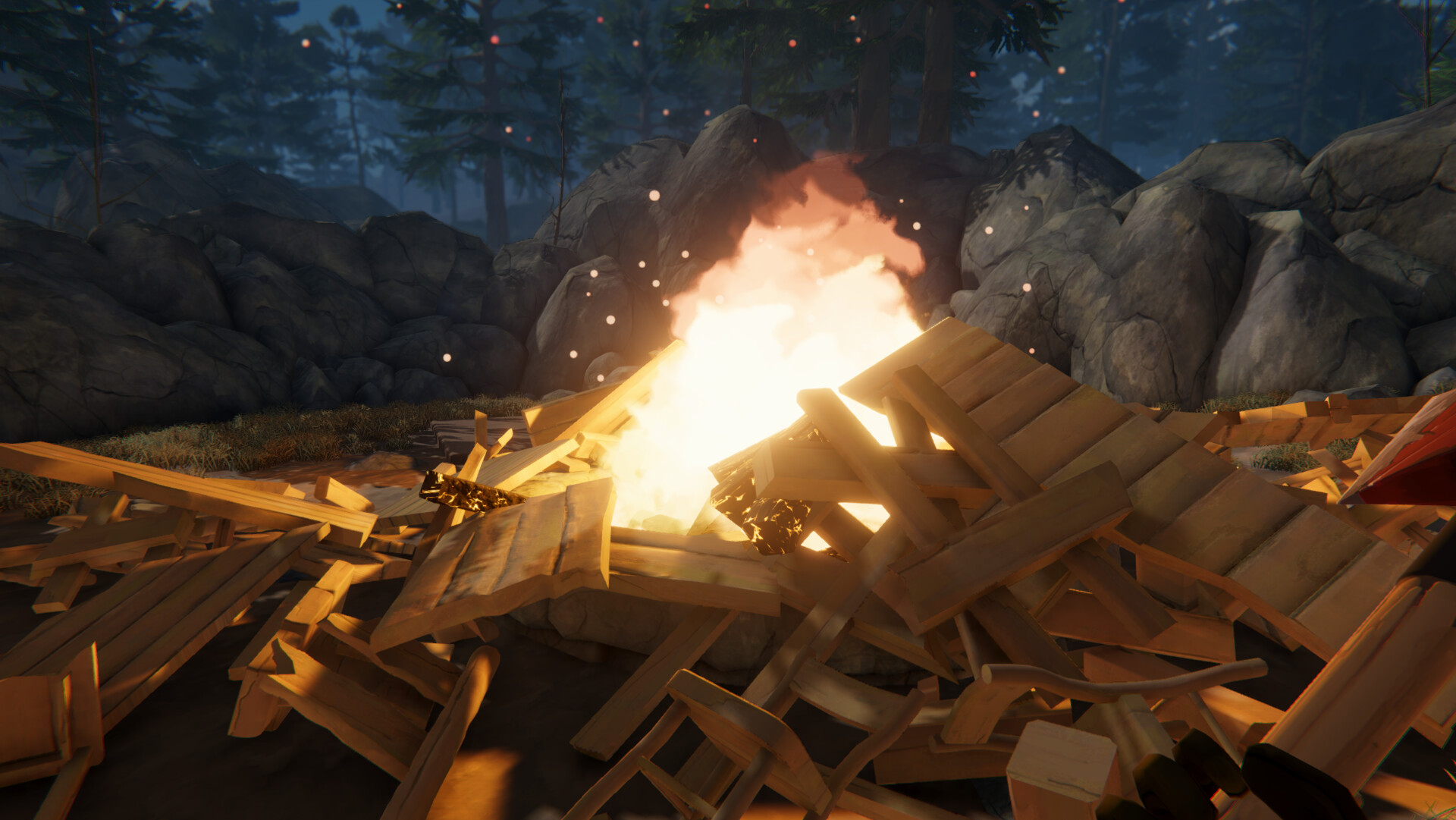 Fire Pit: Throw Things Into The Fire screenshot 1