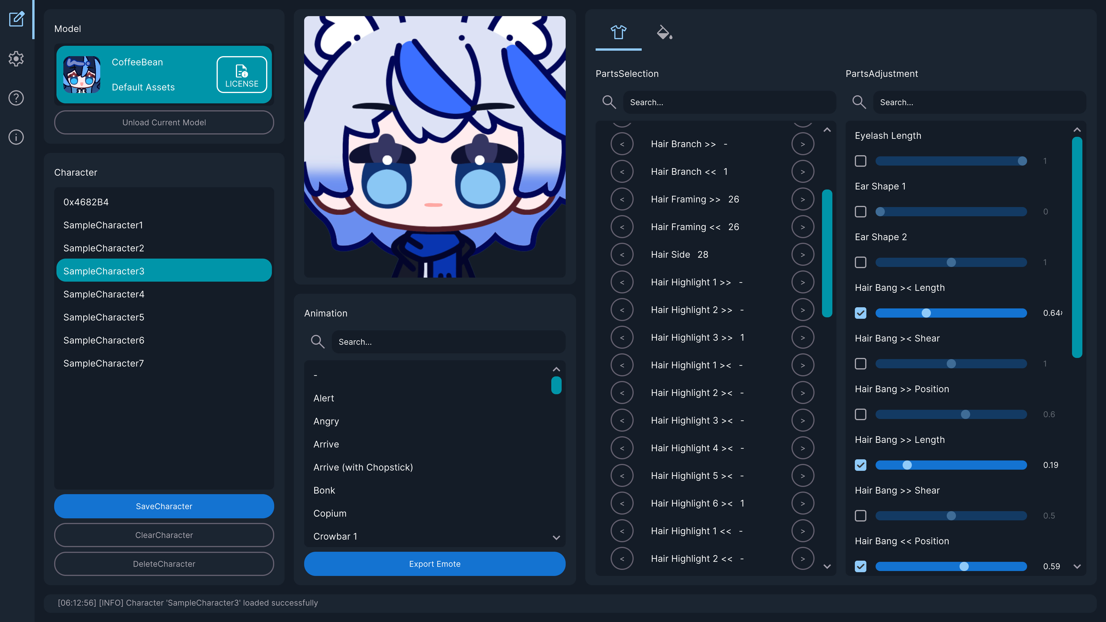 EmoteLab screenshot 2