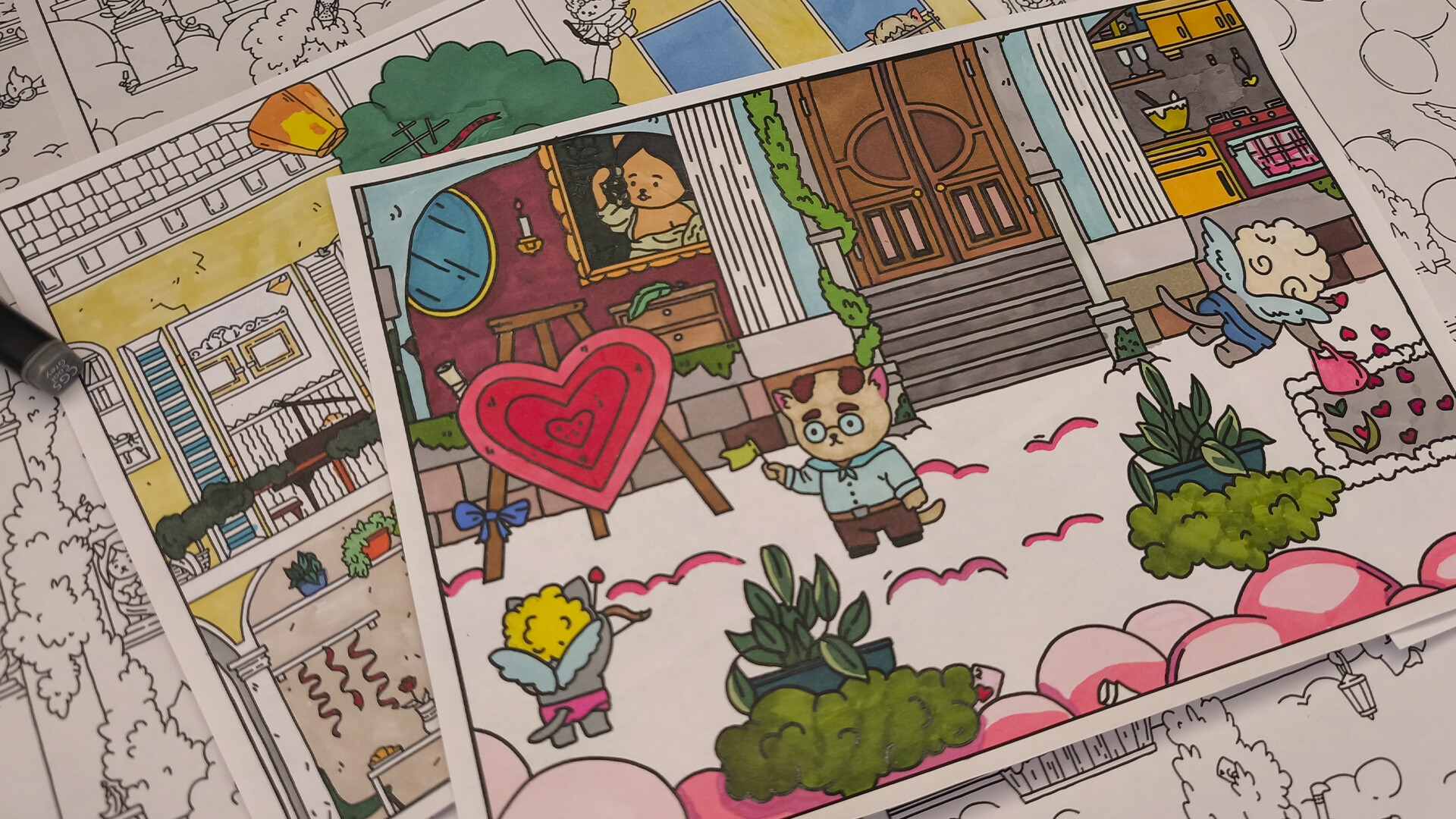FIND ALL: Valentine's Day πππ« - Coloring Book screenshot 2