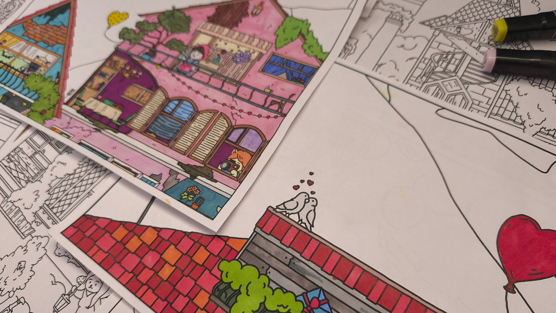 FIND ALL: Valentine's Day πππ« - Coloring Book screenshot 3