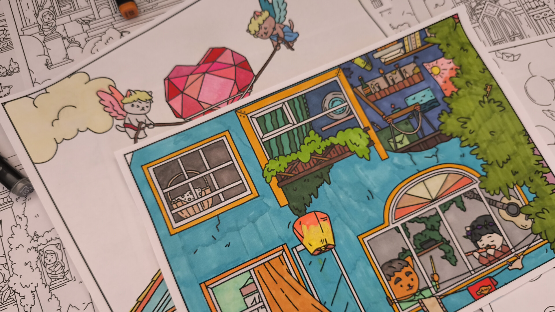 FIND ALL: Valentine's Day πππ« - Coloring Book screenshot 5