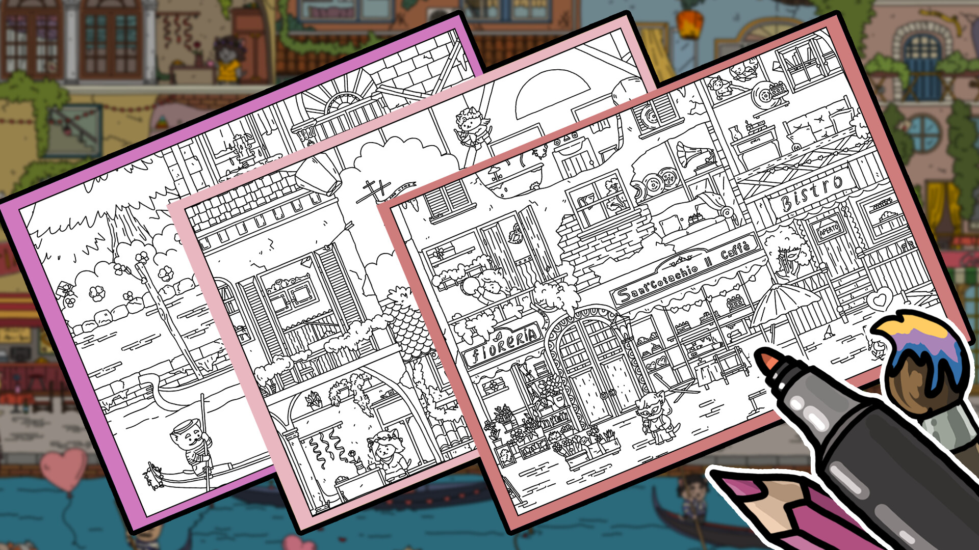 FIND ALL: Valentine's Day πππ« - Coloring Book screenshot 4