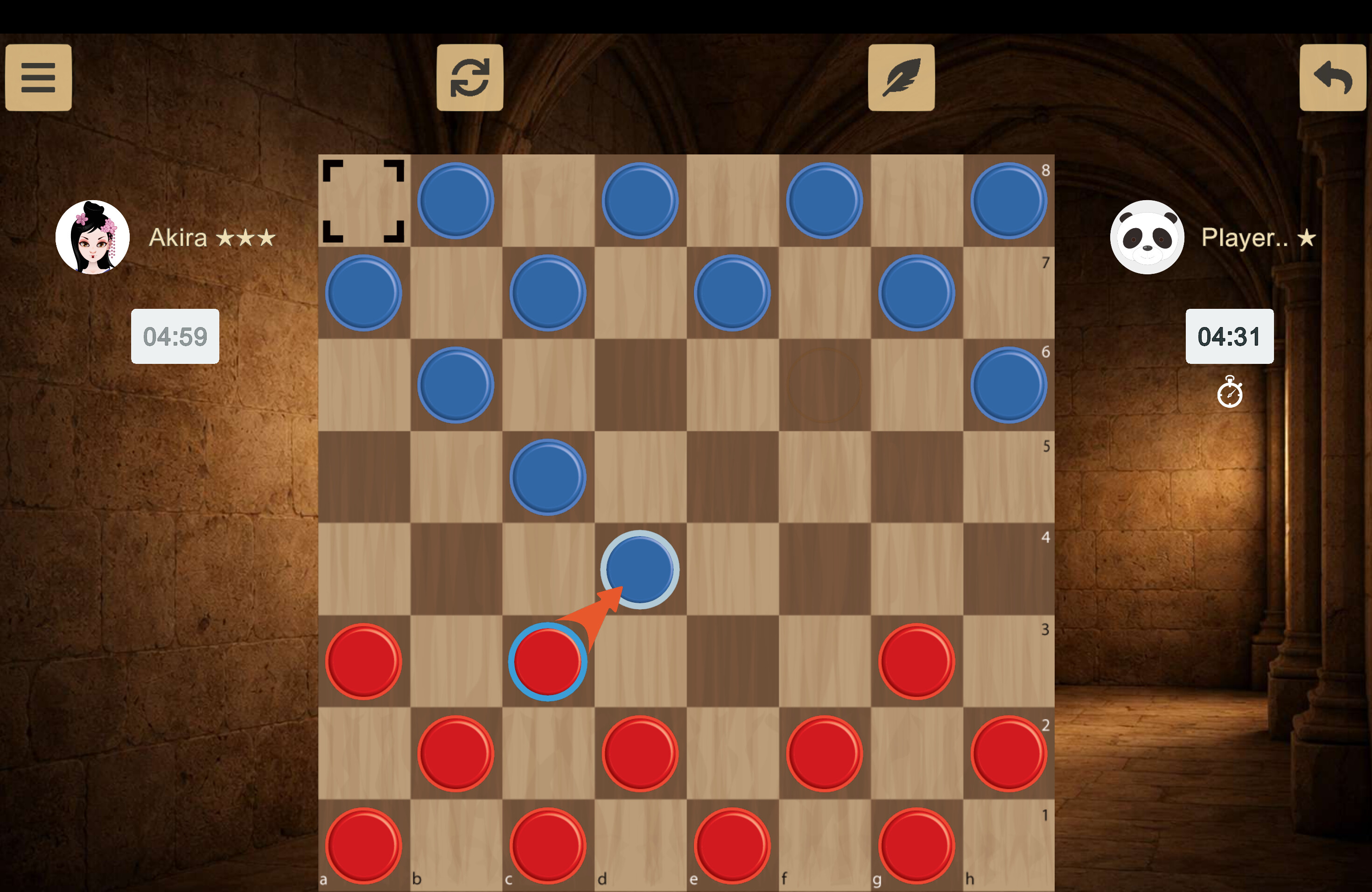 Checkers screenshot 2