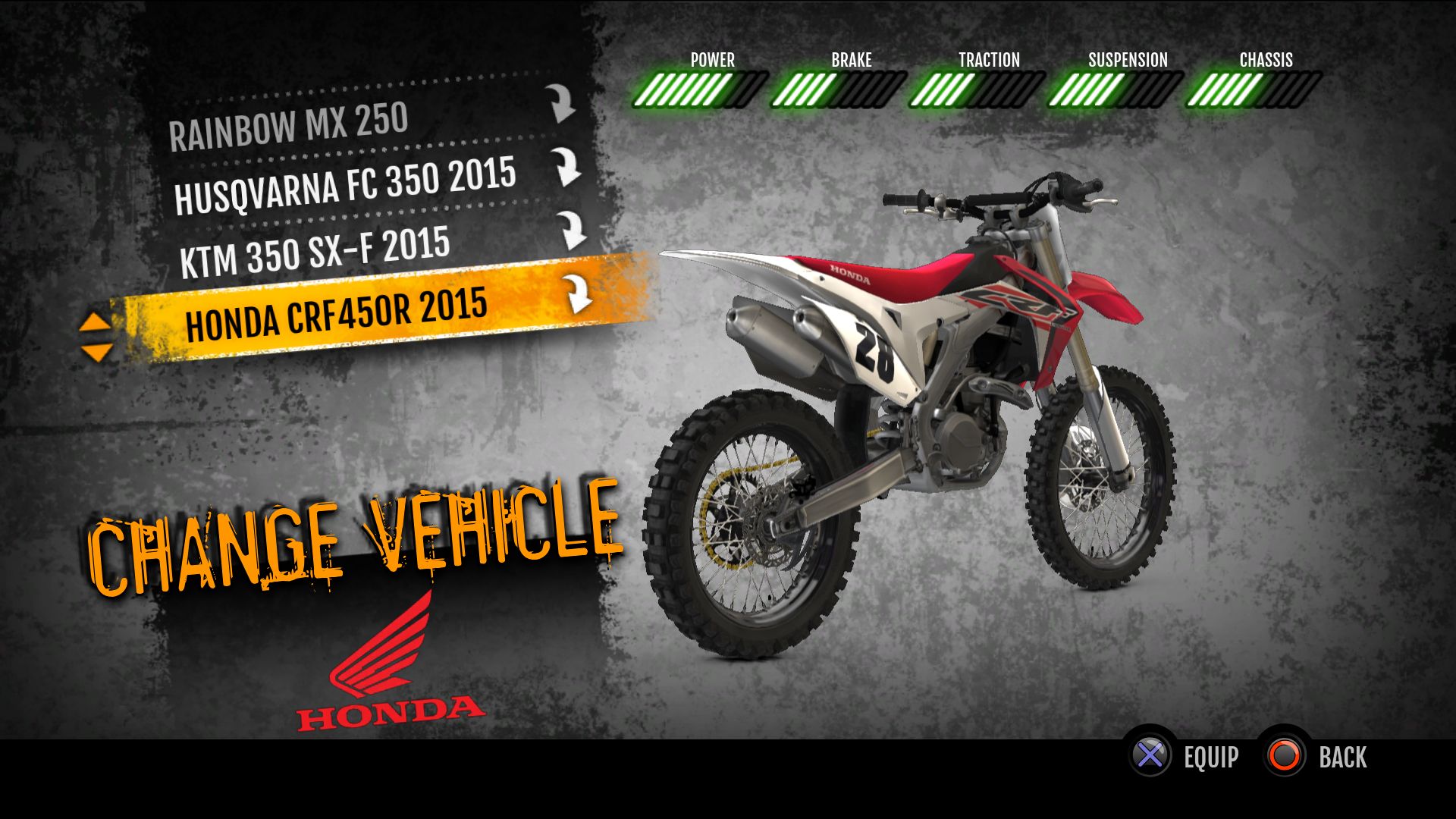 MX vs. ATV Supercross Encore - 2015 Honda CRF450R MX screenshot 2