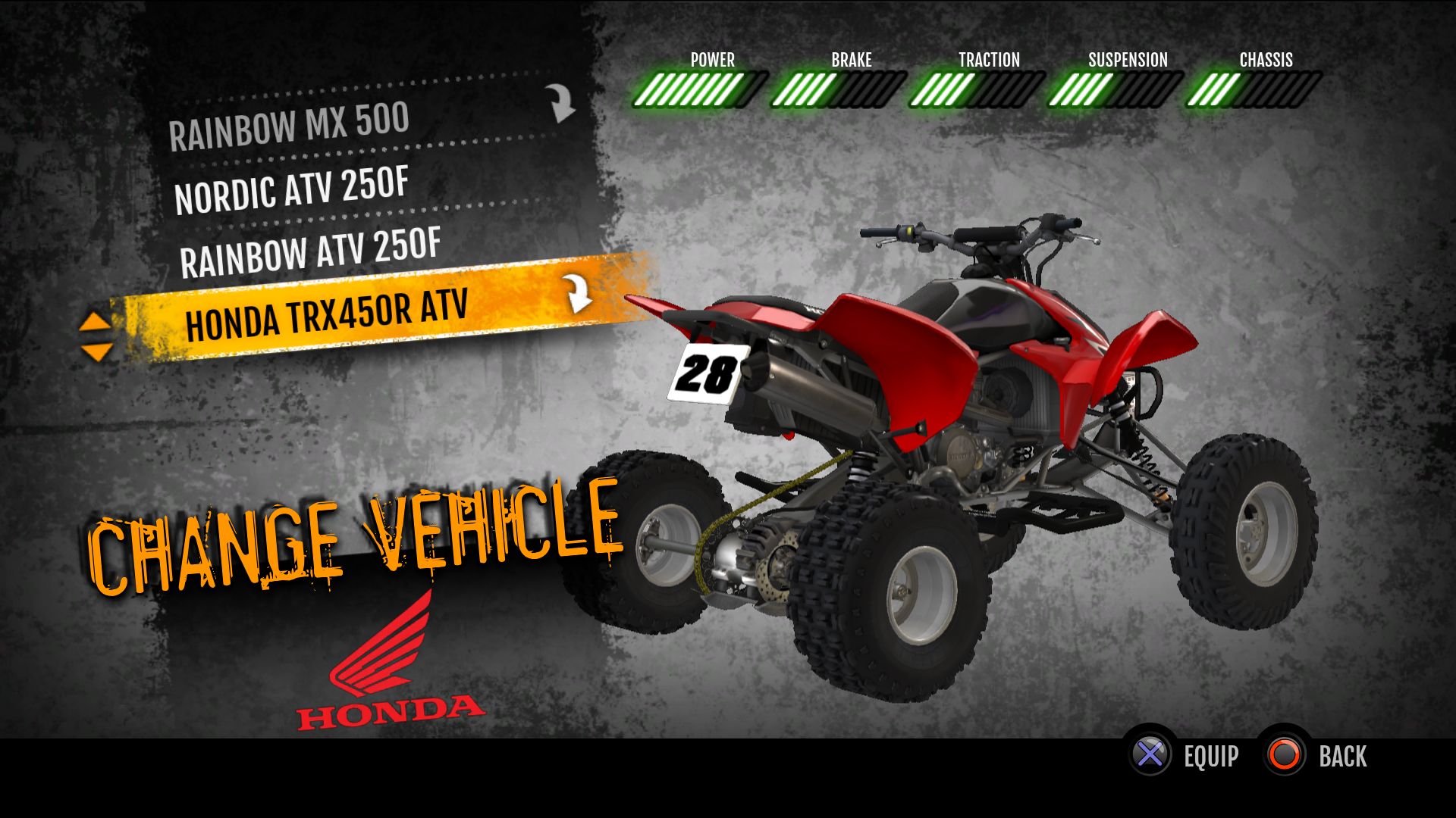 MX vs. ATV Supercross Encore - Honda TRX450R ATV screenshot 1