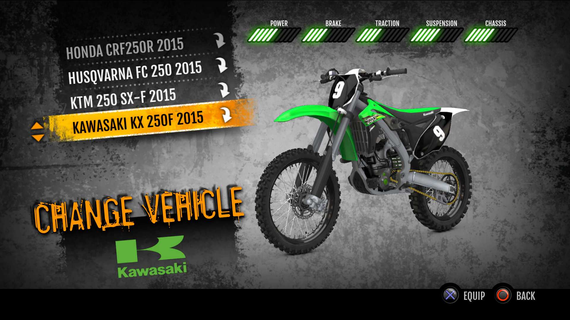 MX vs. ATV Supercross Encore - 2015 Kawasaki KX250F MX screenshot 2