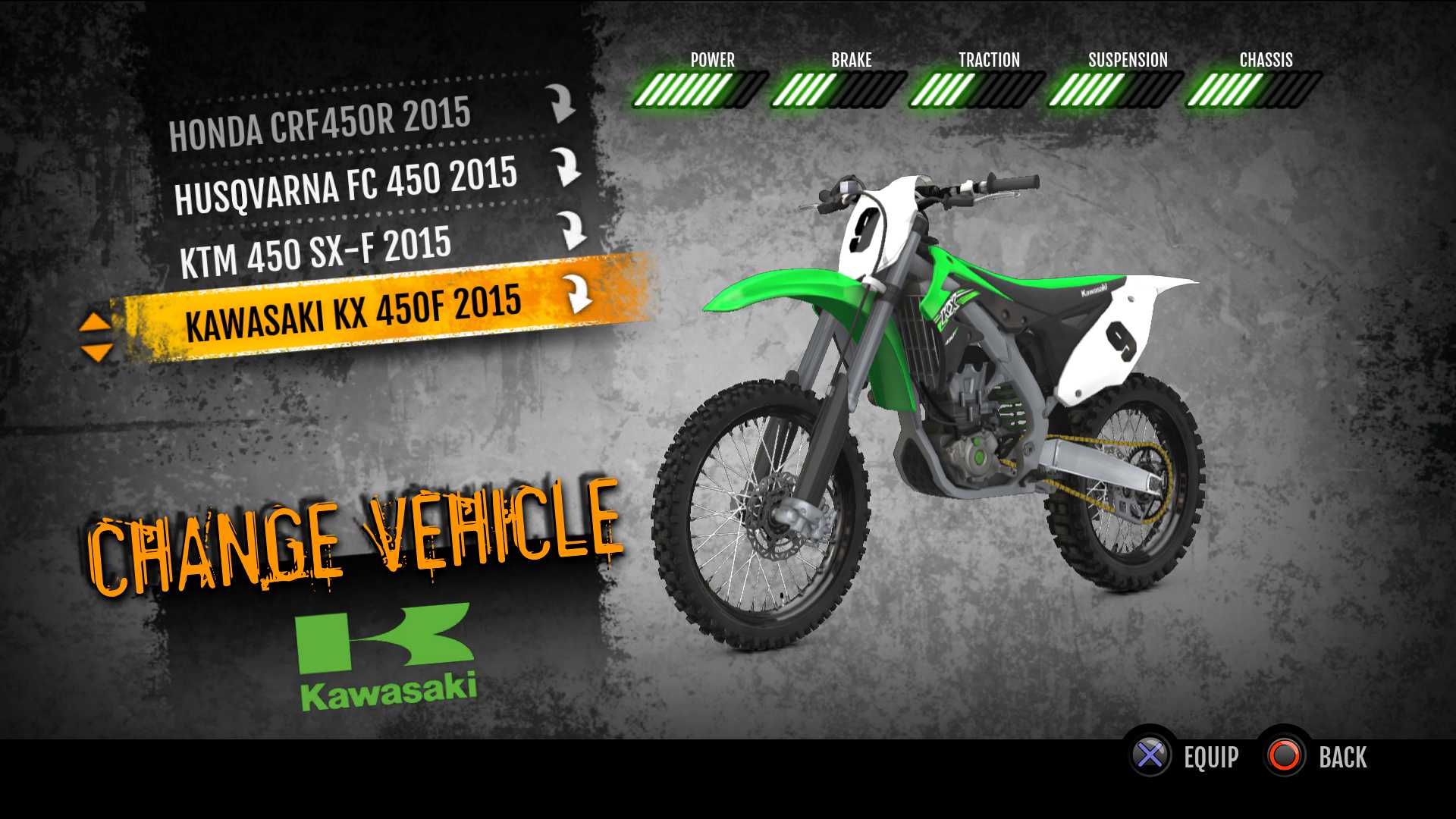 MX vs. ATV Supercross Encore - 2015 Kawasaki KX450F MX screenshot 2