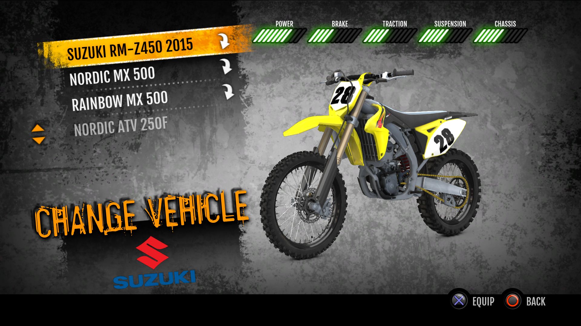 MX vs. ATV Supercross Encore - 2015 Suzuki RMZ450 MX screenshot 1