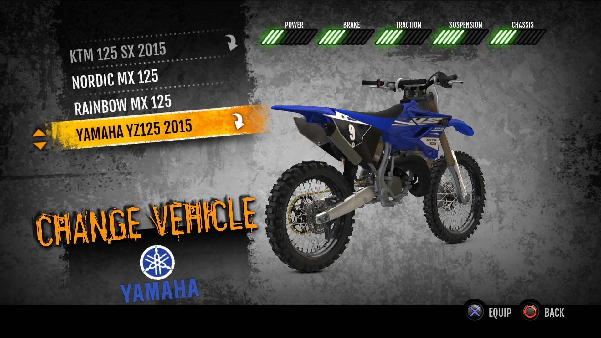 MX vs. ATV Supercross Encore - 2015 Yamaha YZ125 MX screenshot 1