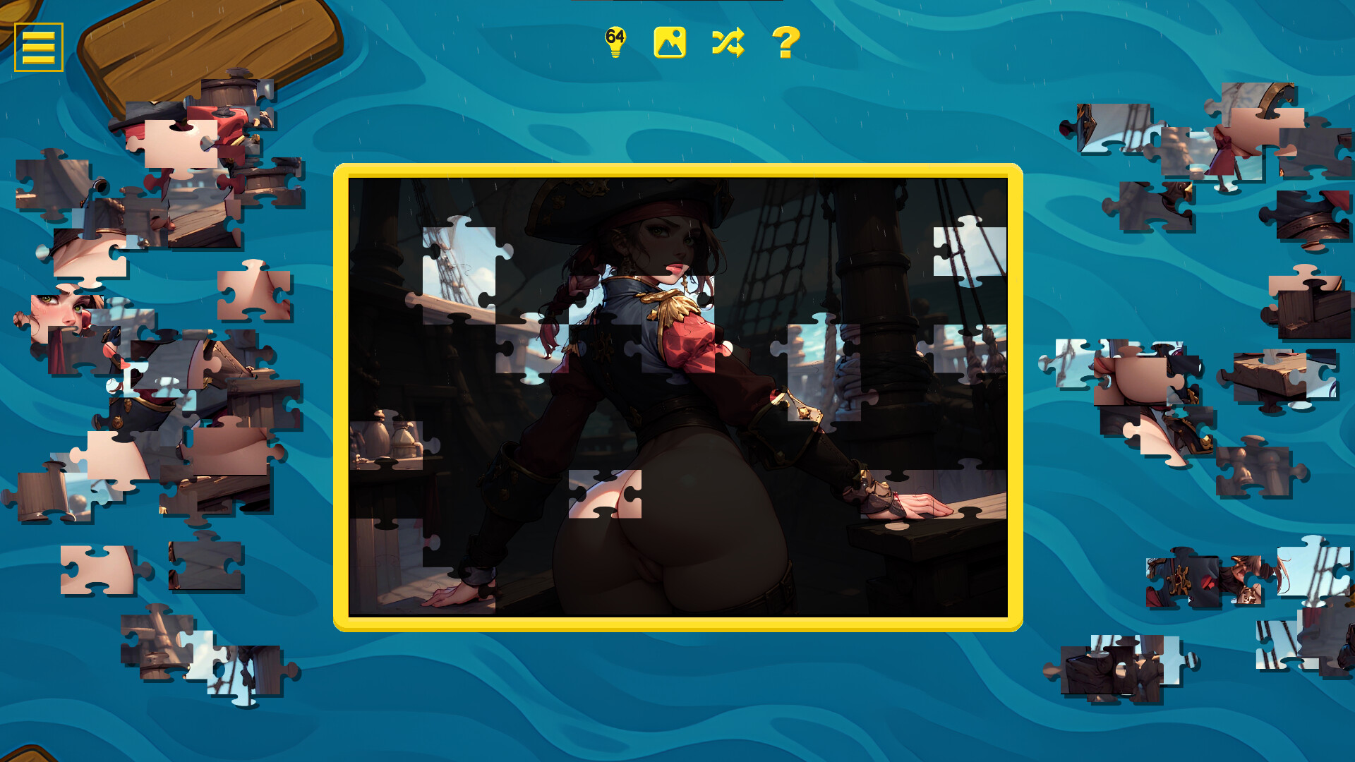 Pirate Temptation - Naughty Jigsaw screenshot 5