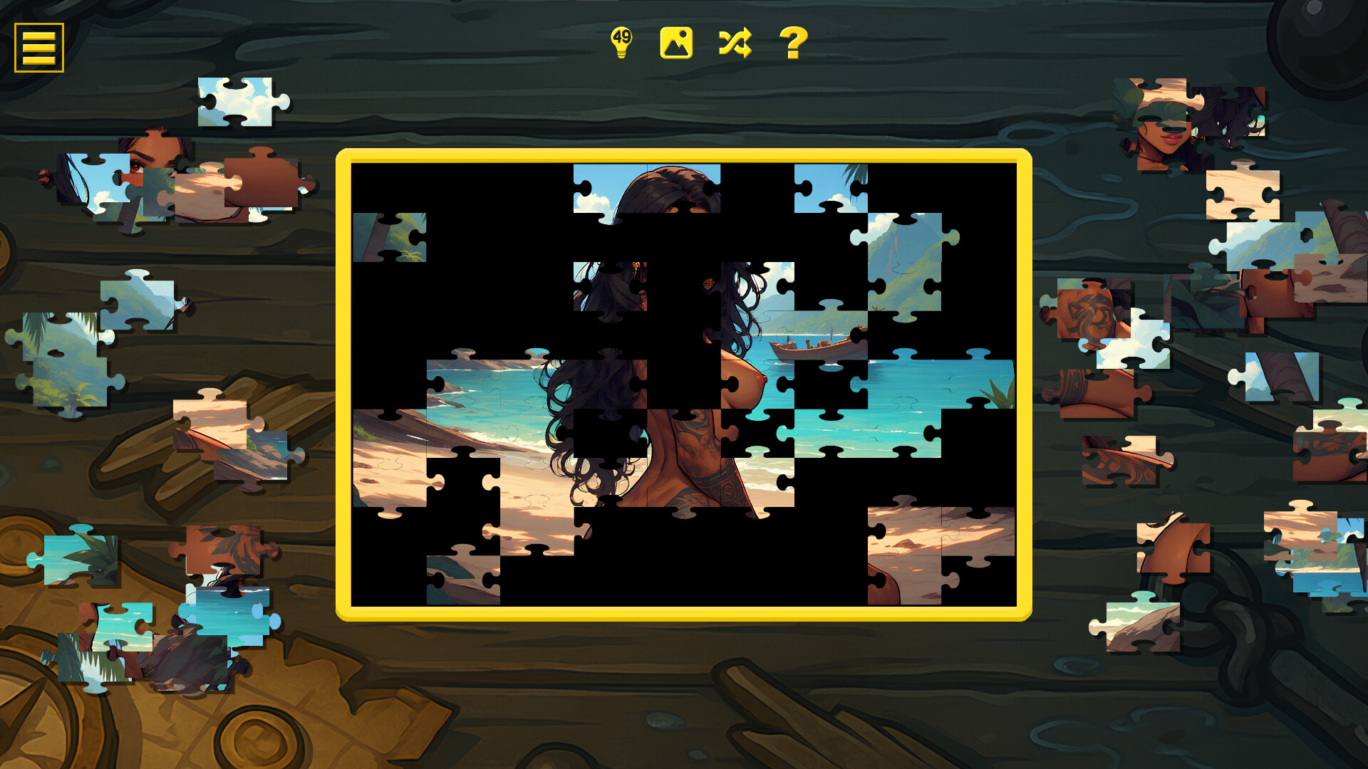 Pirate Temptation - Naughty Jigsaw screenshot 3