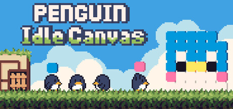 Penguin IdleCanvas — Steam header