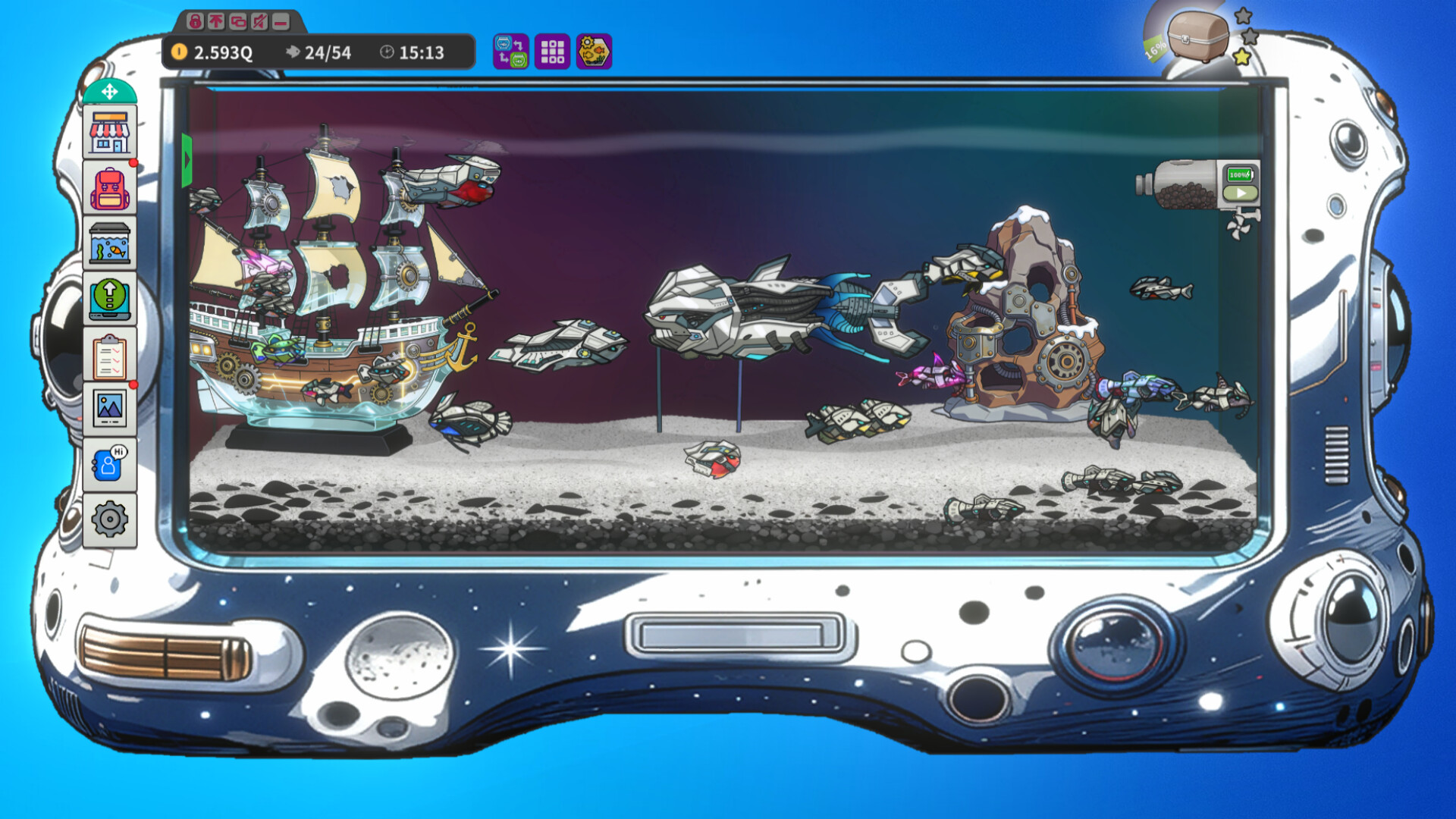 Idlequarium - Age of Mechs DLC screenshot 3