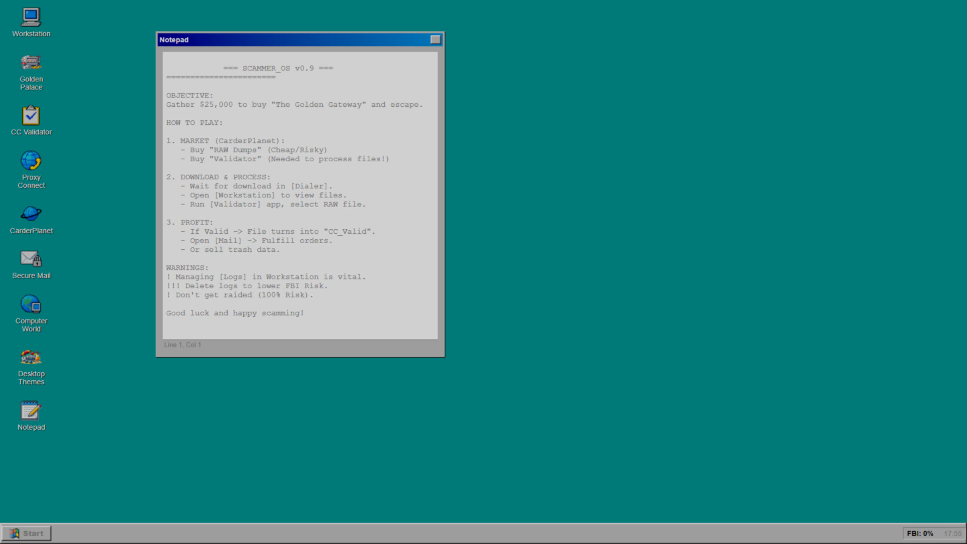 SCAMMER `99 screenshot 1