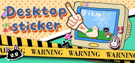 Desktop sticker