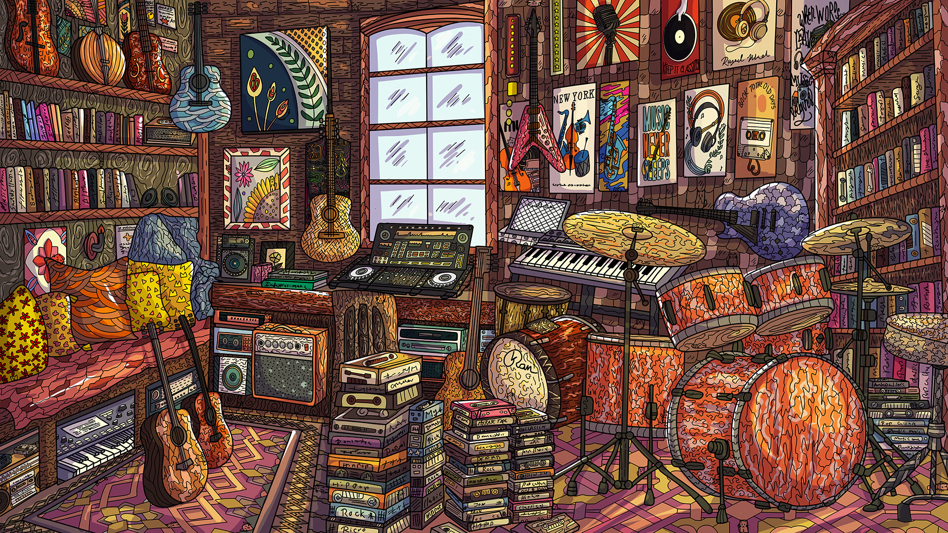 100 Music Cats screenshot 1