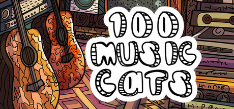 100 Music Cats — Steam header