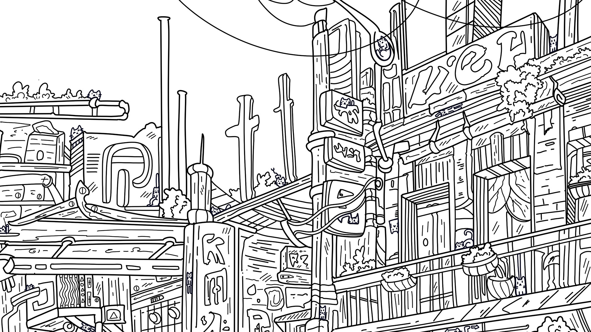 100 Neon Cats screenshot 7