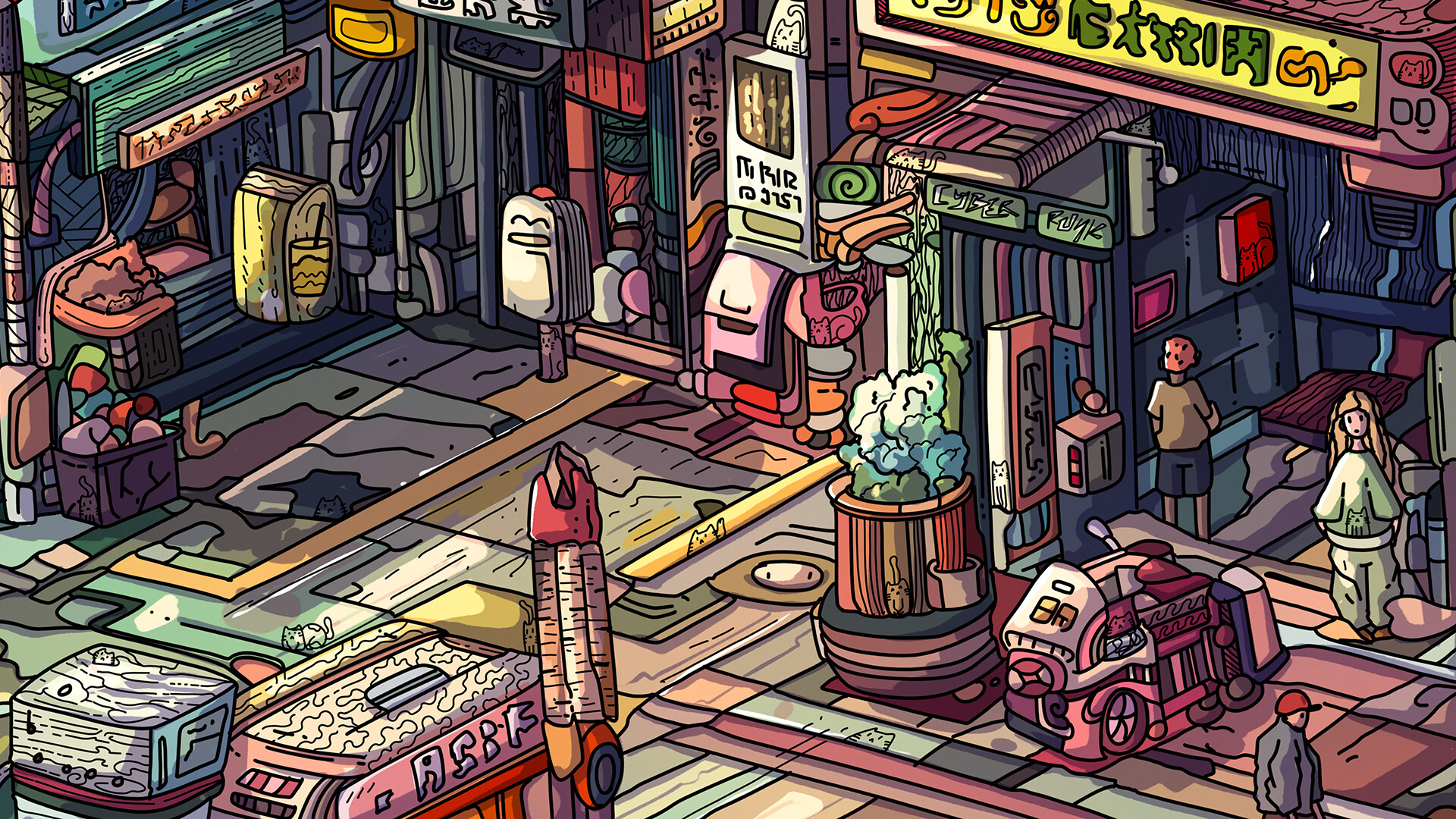 100 Cyberpunk Cats screenshot 5