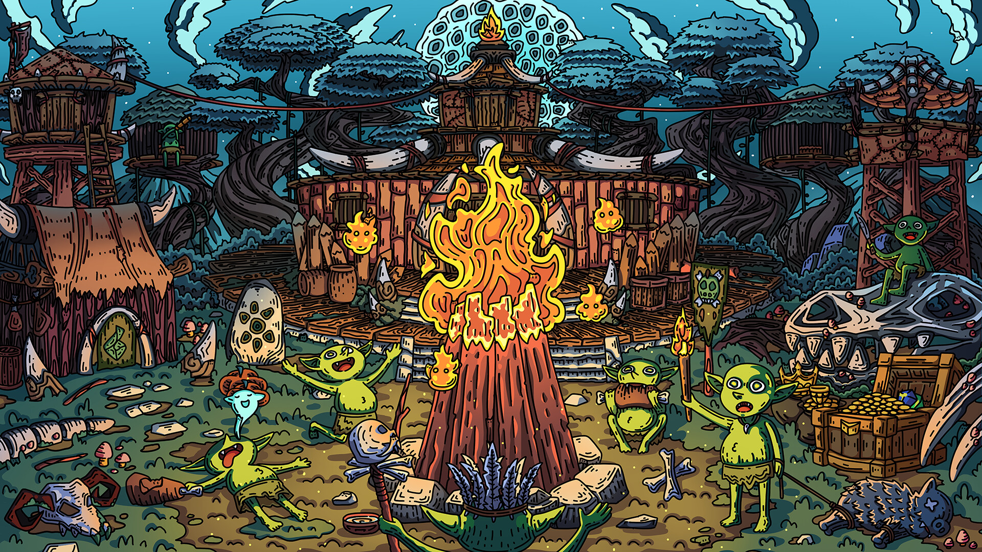 100 Goblin Cats screenshot 1