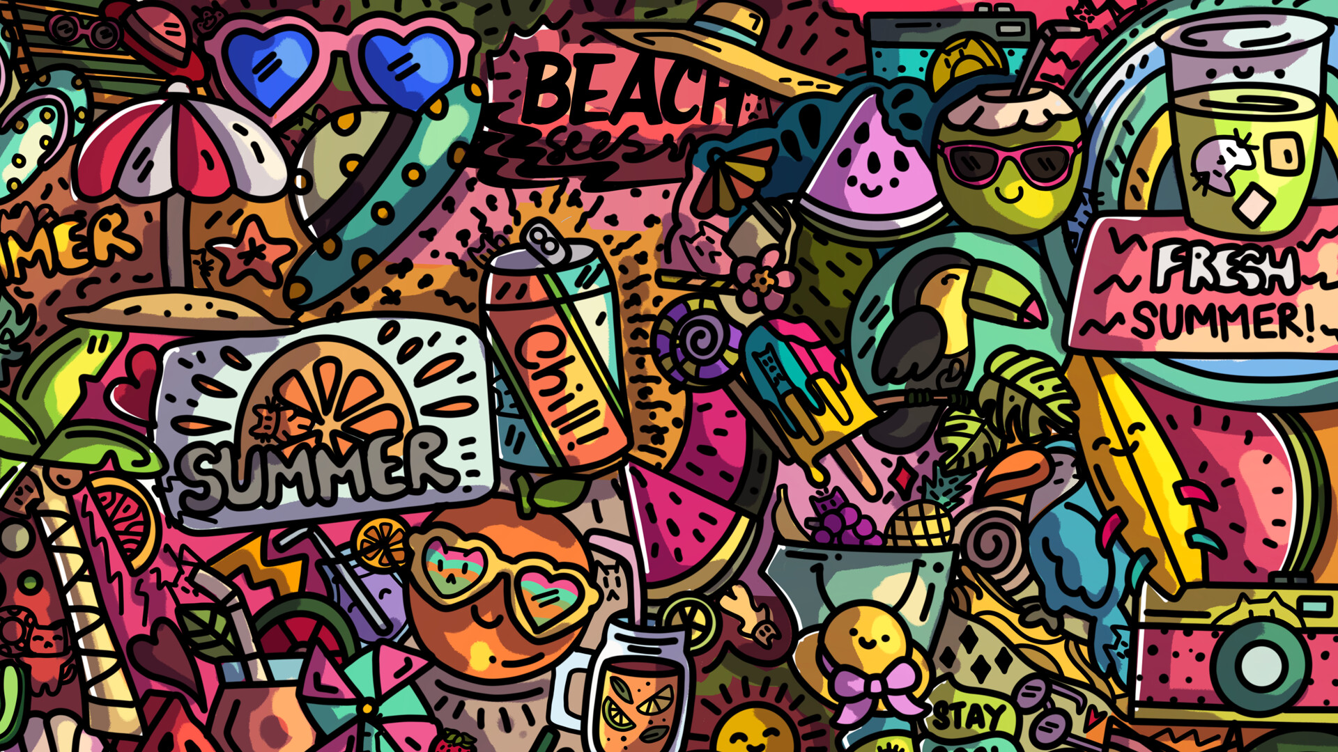 100 Summer Cats screenshot 3