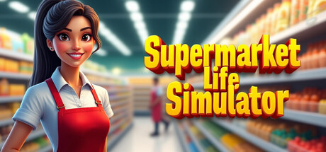 Supermarket Life Simulator — Steam header