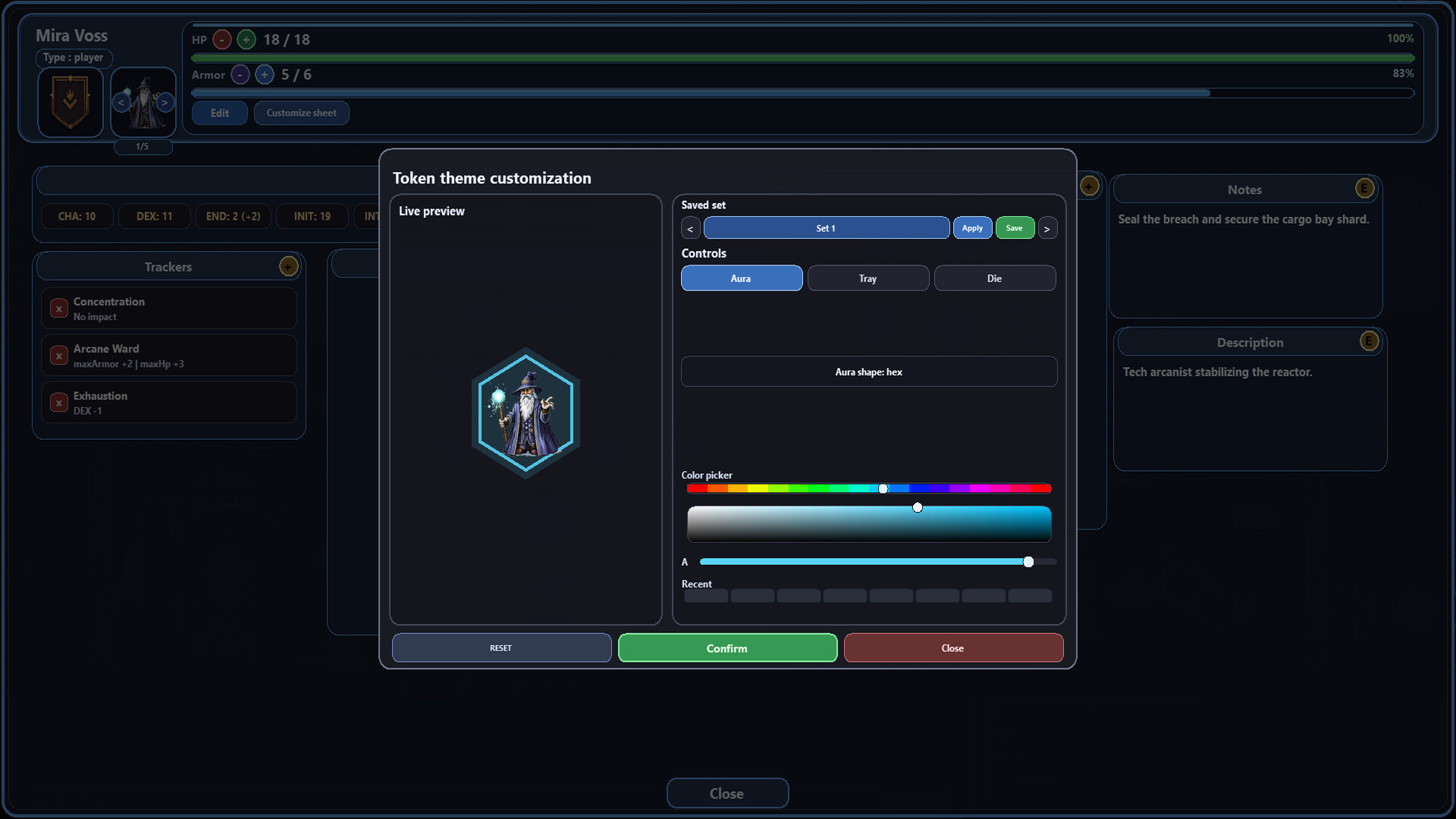 RP2D Virtual Tabletop screenshot 7