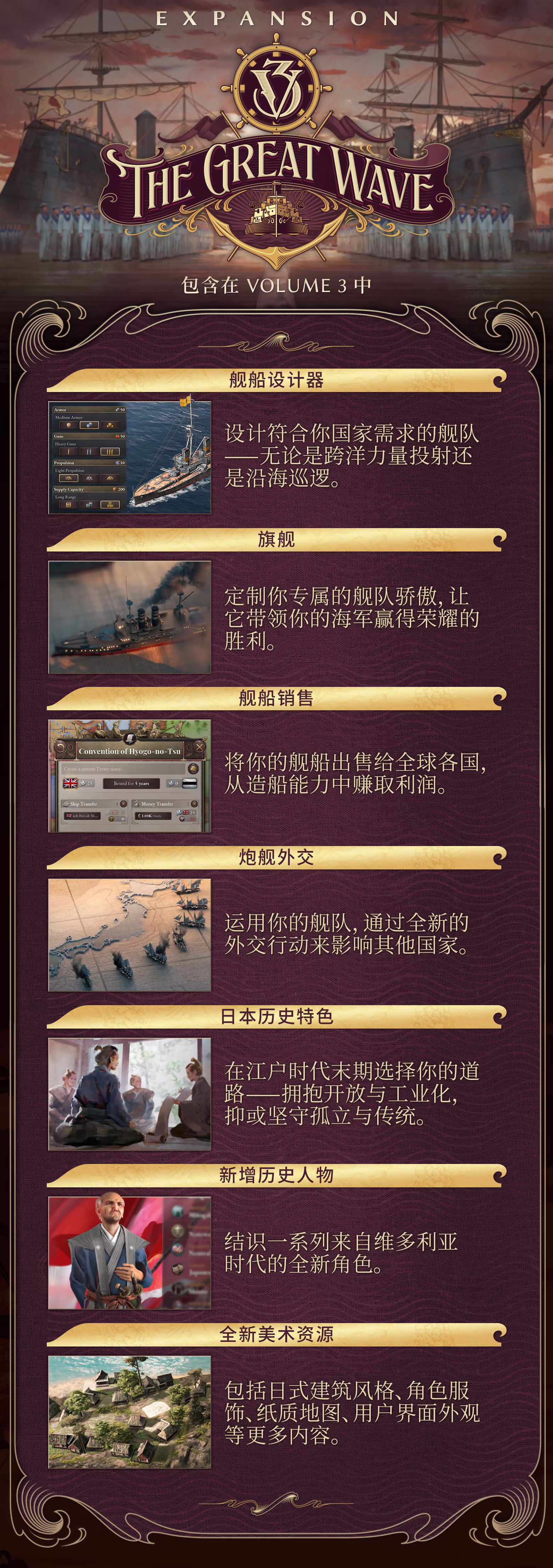 图片[1]-【正版解锁全dlc】维多利亚3DLC凝聚力补丁下载（1.13）滔天巨浪-懒狗资源站