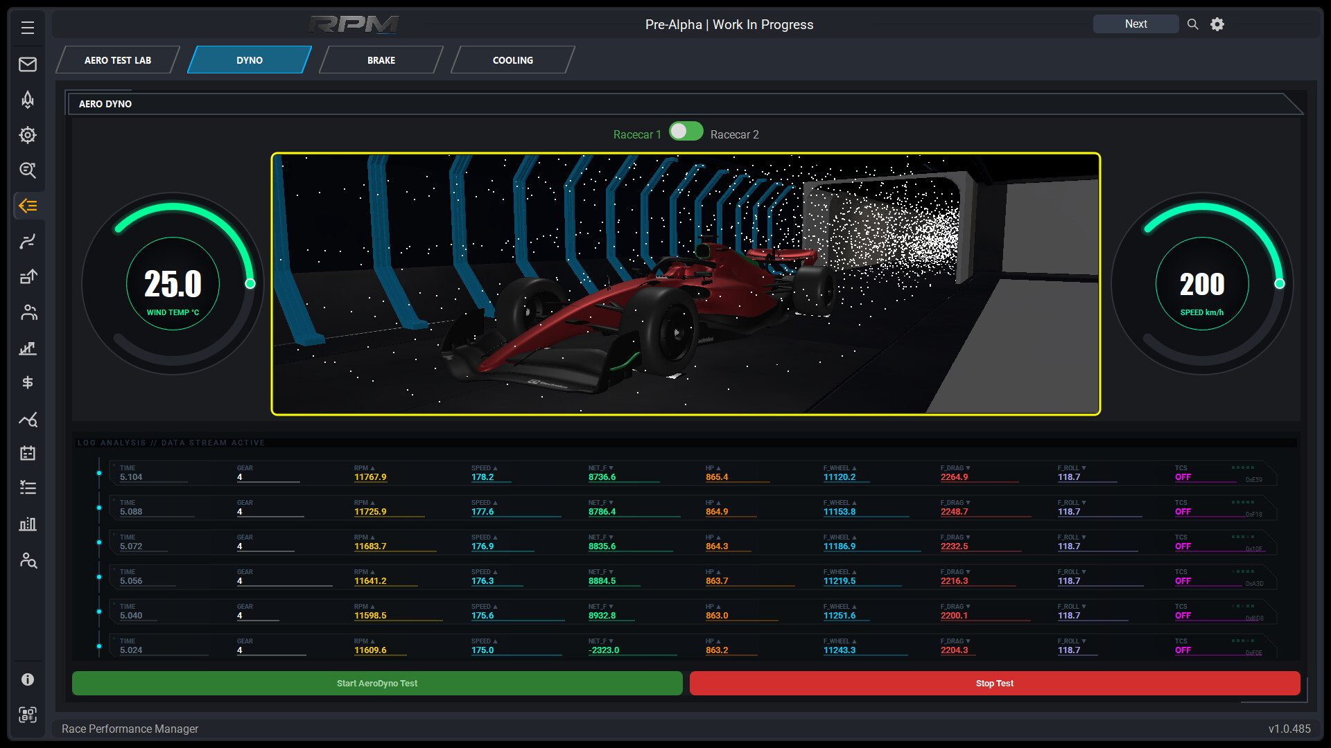 Race Performance Manager screenshot 2