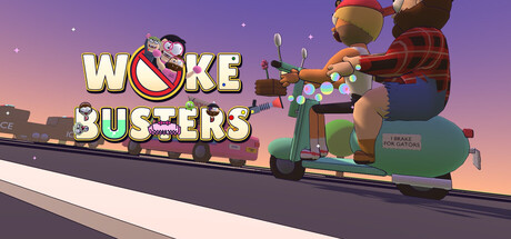 Woke Busters — Steam header
